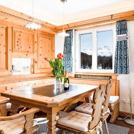 Spacious Apartment With Fantastic Alpine Panorama Сейнт Мориц Екстериор снимка