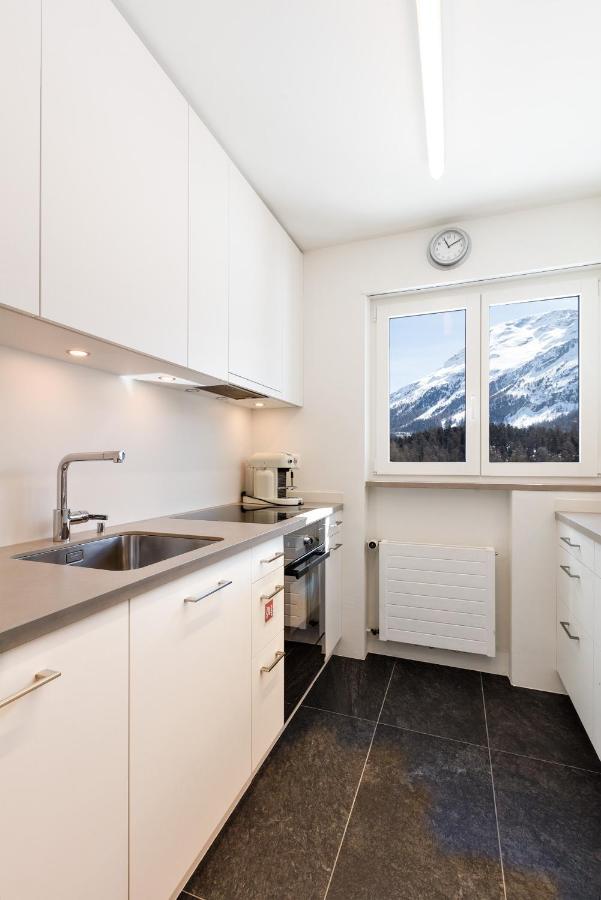 Spacious Apartment With Fantastic Alpine Panorama Сейнт Мориц Екстериор снимка