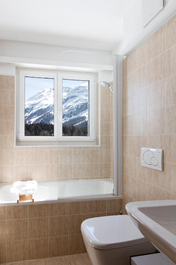 Spacious Apartment With Fantastic Alpine Panorama Сейнт Мориц Екстериор снимка