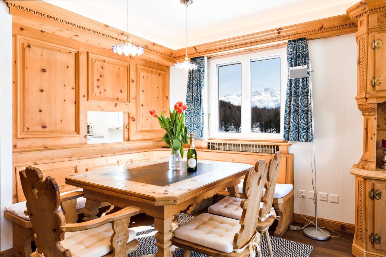 Spacious Apartment With Fantastic Alpine Panorama Сейнт Мориц Екстериор снимка